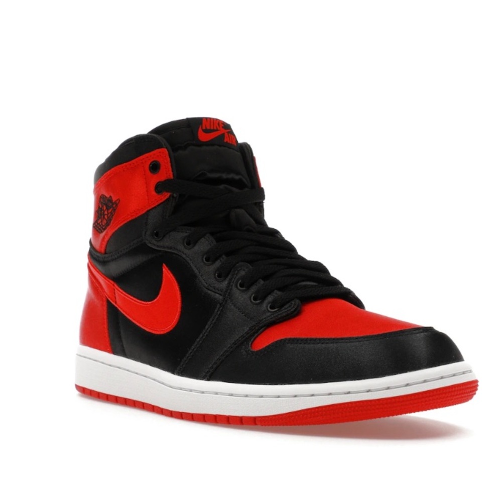 Brand New Air Jordan 1’s Satin Red Women’s size 9.5/Men’s size 8. New in box!!